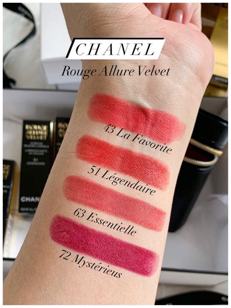 chanel rouge allure lipstick colours|chanel rouge allure velvet lipstick.